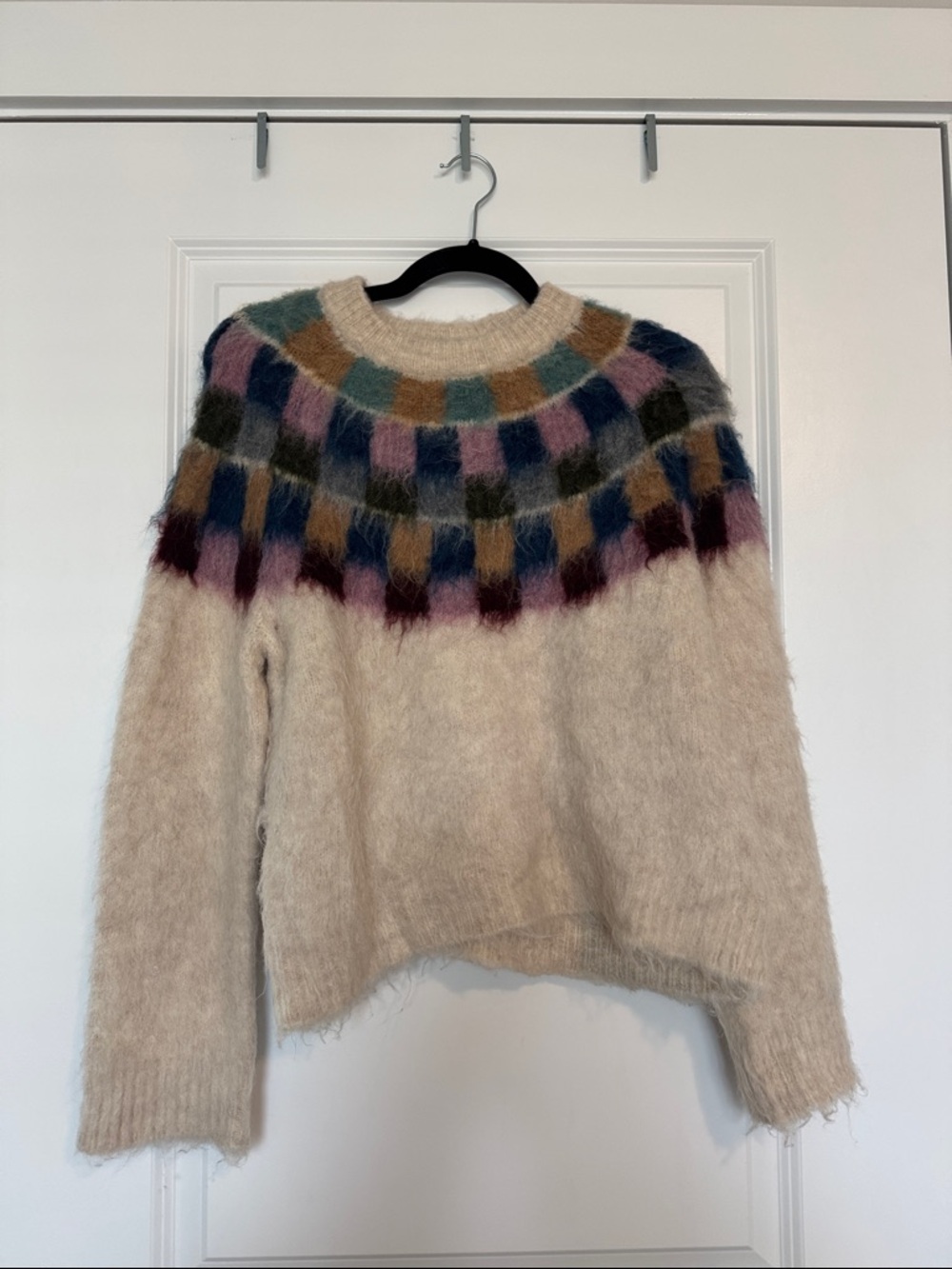Madewell Cream Knit Sweater